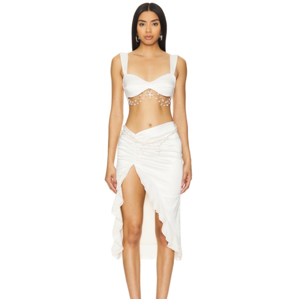 REVOLVE LOBA Matching Set Lia Top XS AND Skirt XXS